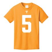 Tennessee Bru McCoy #5 YOUTH Shirsey Tee